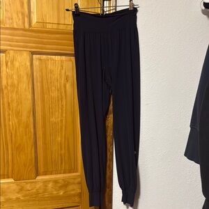 Lululemon Athletica Black Track Pants with Tapered Leg